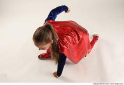 VIKY SUPERGIRL KNEELING POSE